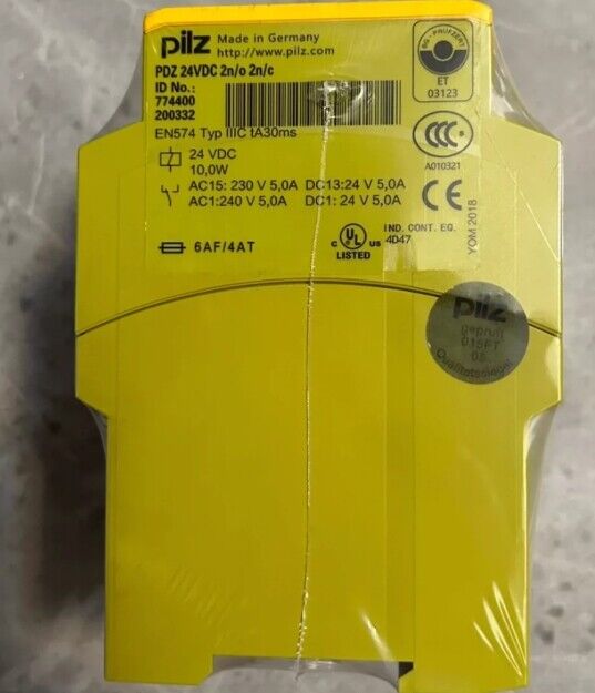 new 1PC  Sealed Pilz 774400 PDZ 24VDC 2N/C Safety Relay Pilz