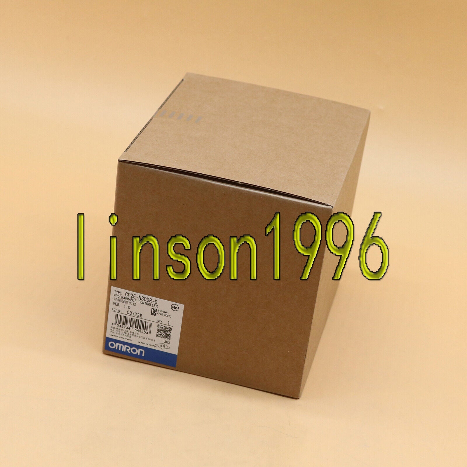 Omron CP2E-N30DR-D programmable controller one year - OMRON