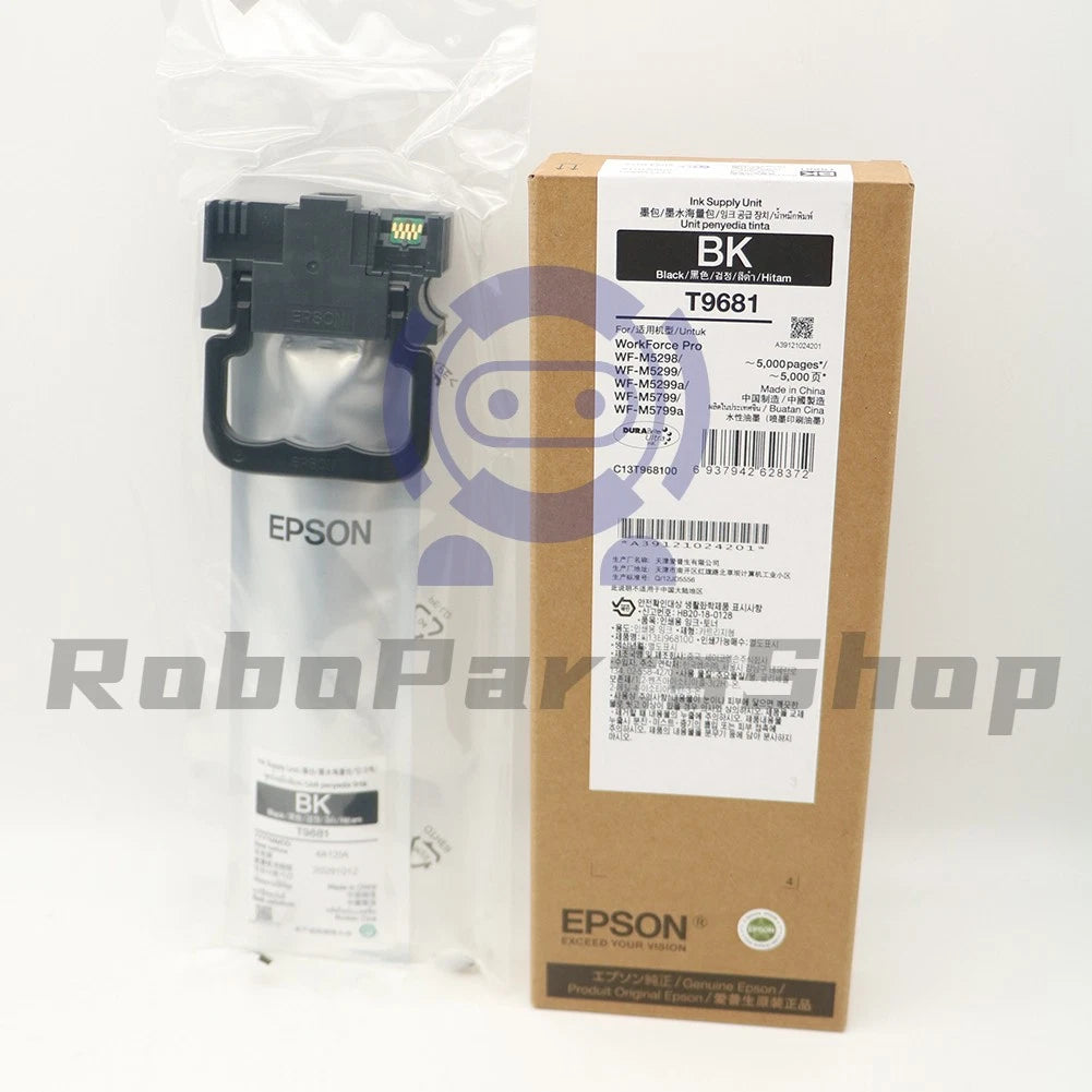 1PCS T9681 Black Ink Cartridge For Epson WF-M5799a M5799 WF-M5299a M5299 #SS