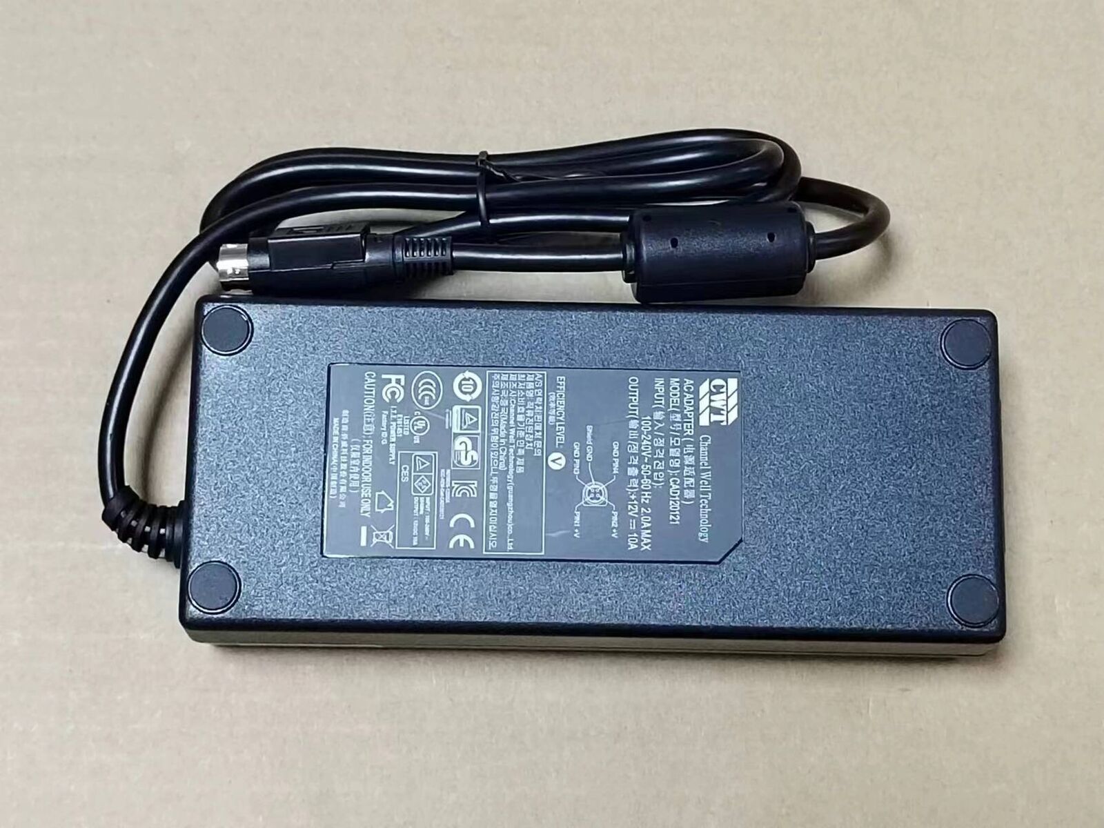 used 4-Pin AC Adapter Power Supply for QNAP TS-932X-2G, TS-412 Turbo NAS Server