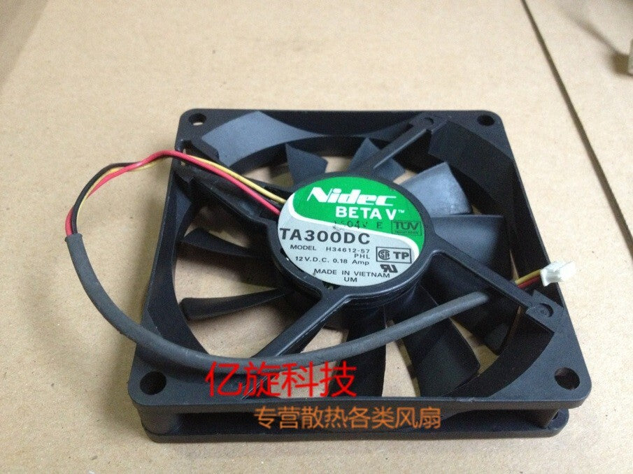 Nidec DC12V 0.18A TA300DC H34612-57 cooling fan 3pin
