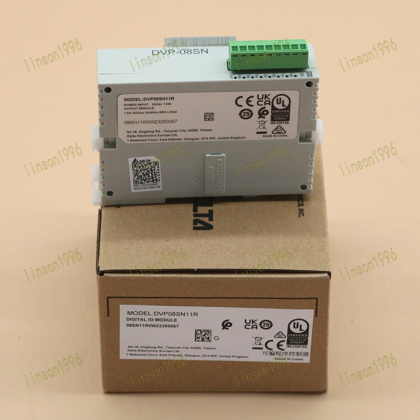 1PC Delta DVP08SN11R Digital Output Module - DELTA