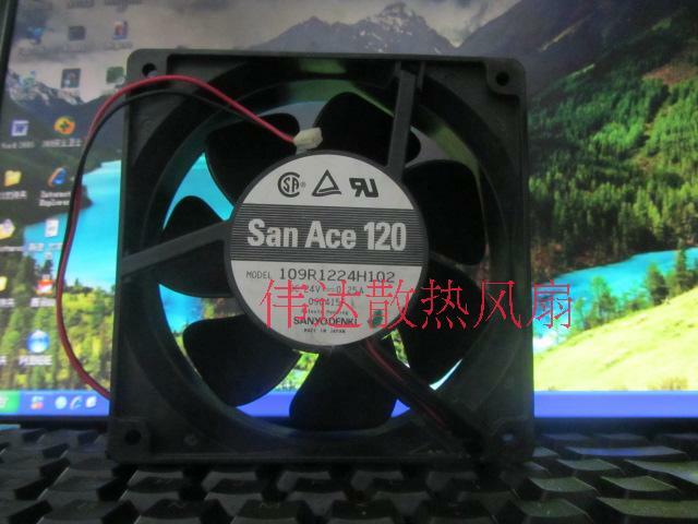 1pcs SANYO 109R1224H102 12CM 12038 24V 0.25A cooling fan