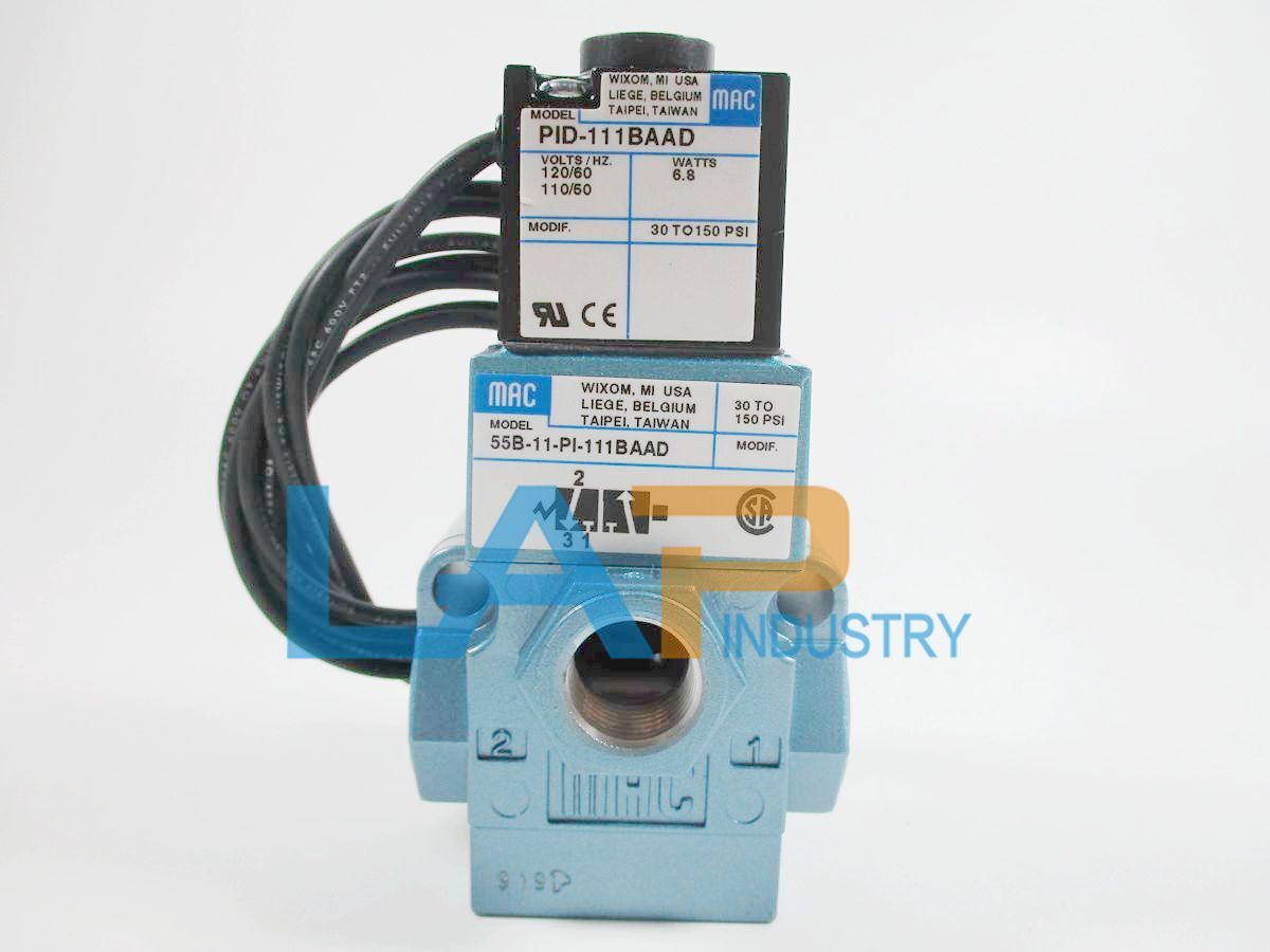 1PCS New Solenoid Valve 55B-11-PI-111BAAD for Industrial Use - BRAND NAME