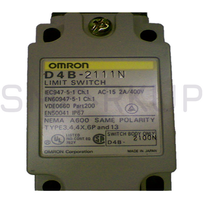 new OMRON D4B-2111N Limit Switch