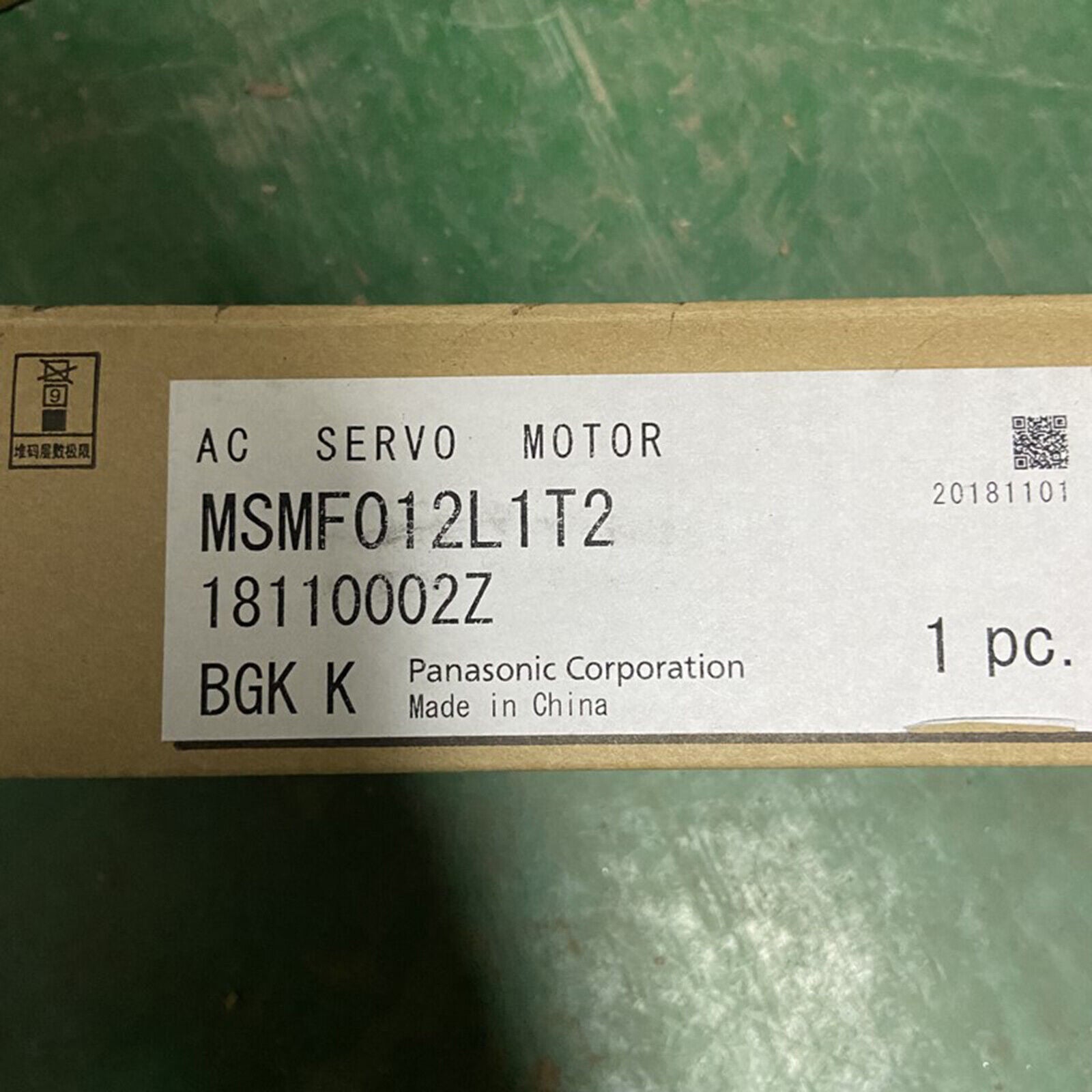 new 1PC Panasonic MSMF012L1T2 AC Servo Motor In Box - PANASONIC