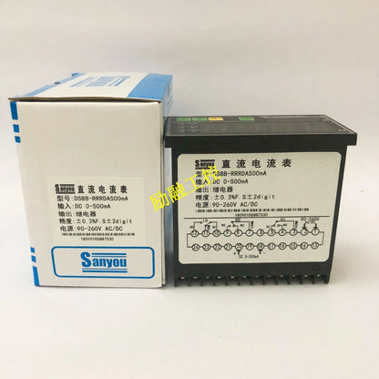 1pcs sanyou DS8B-RRRDA500mA DC ammeter