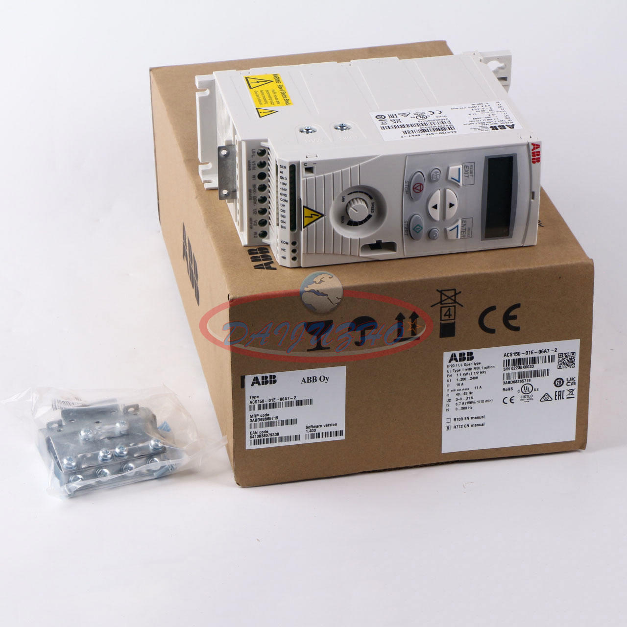 new 1PCS ABB Inverter ACS150-01E-06A7-2 220V 1.1KW - ABB