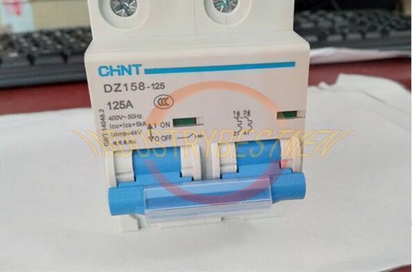 new 1PCS CHNT circuit breaker DZ158-125 2P 125A