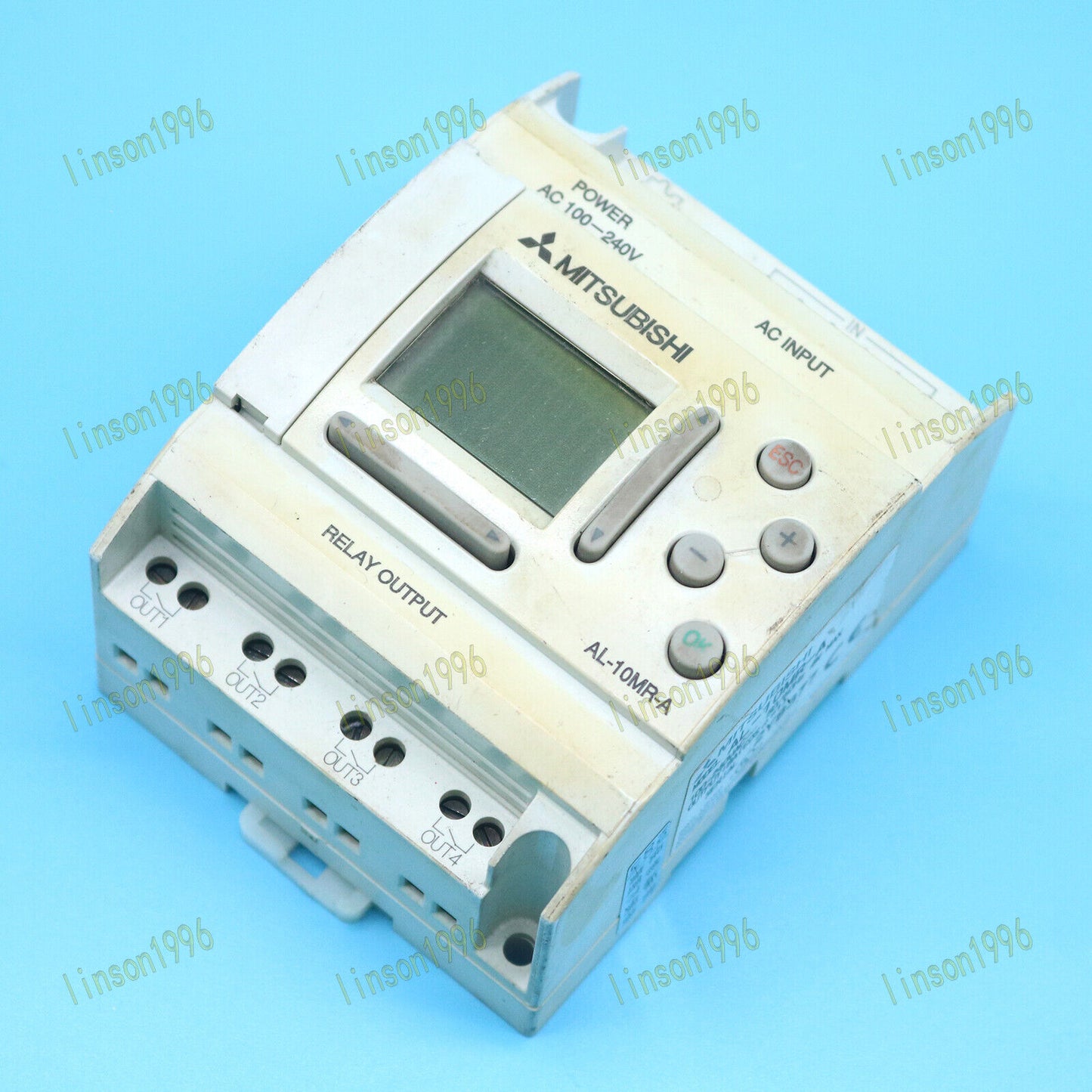 used ONE AL-10MR-A Mitsubishi LOGO PLC programmable controller tested in good - MITSUBISHI