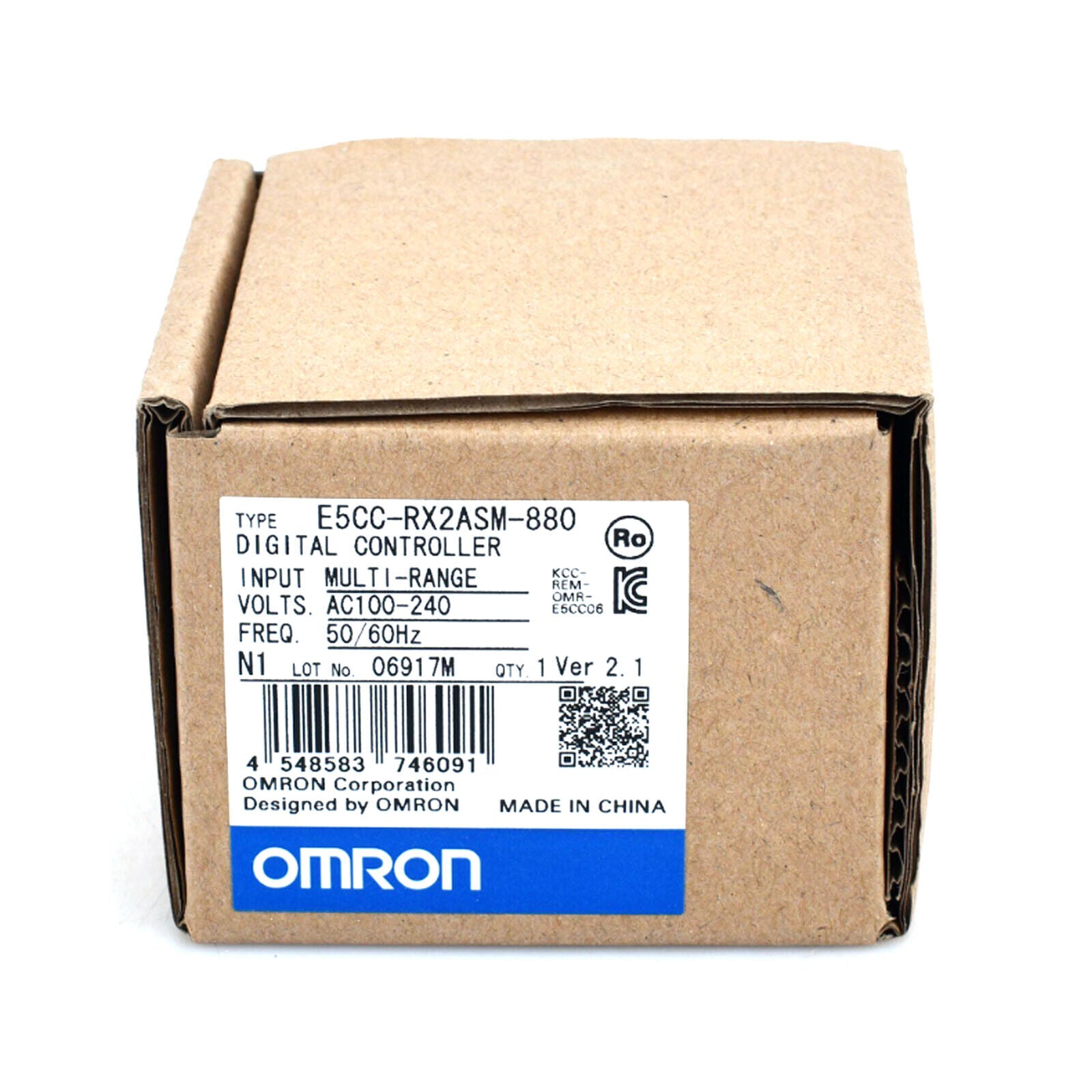 OMRON E5CC-RX2ASM-880 Temperature Controller 100-240VAC with 4-20mA Output and 880 Series - OMRON