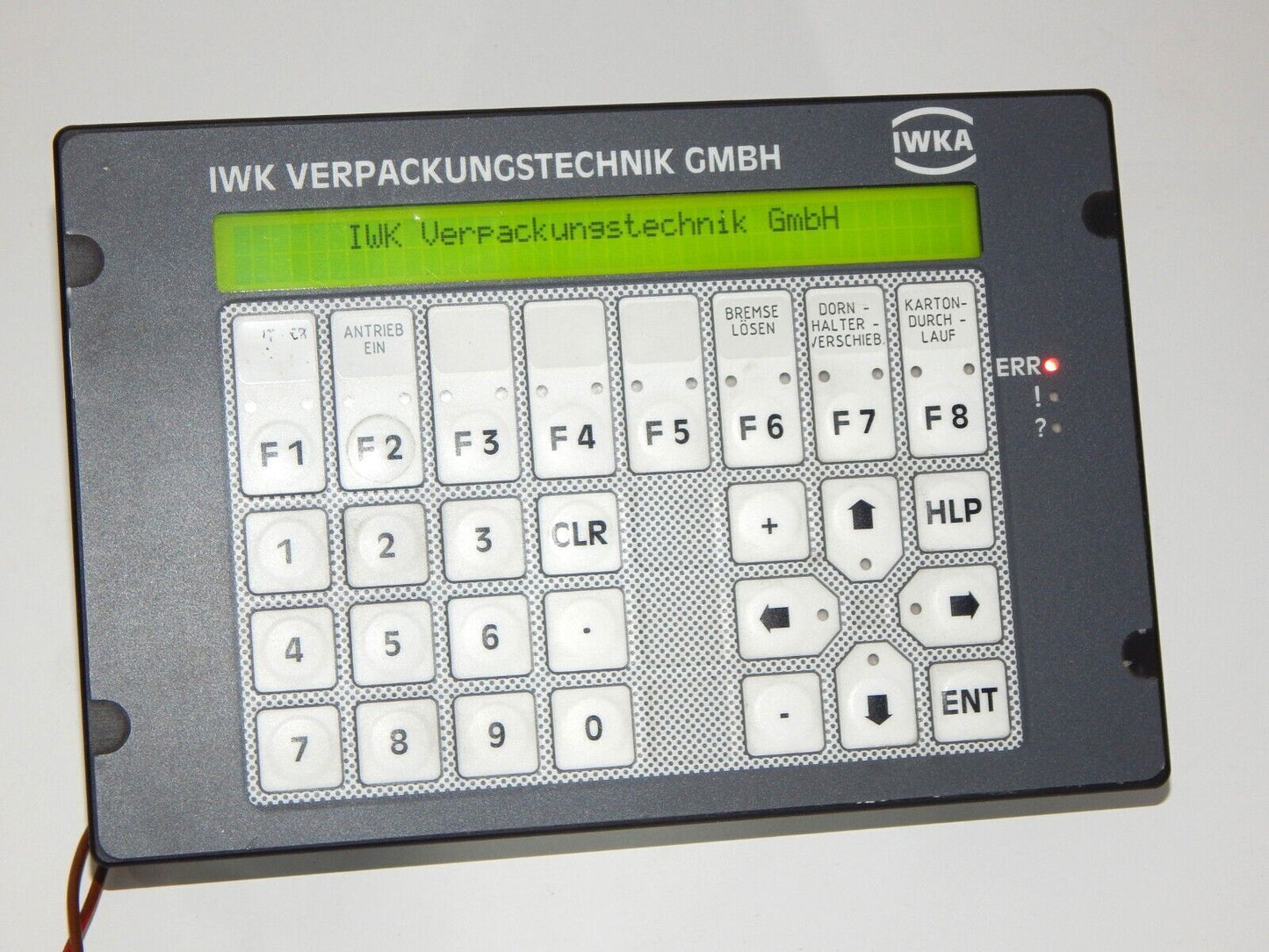 Used Control Panel Operator Console LAUER PCS Plus MPI PCS090.m PG 190.203.3 021098 - Reliable Enterprise Control System - LAEGER