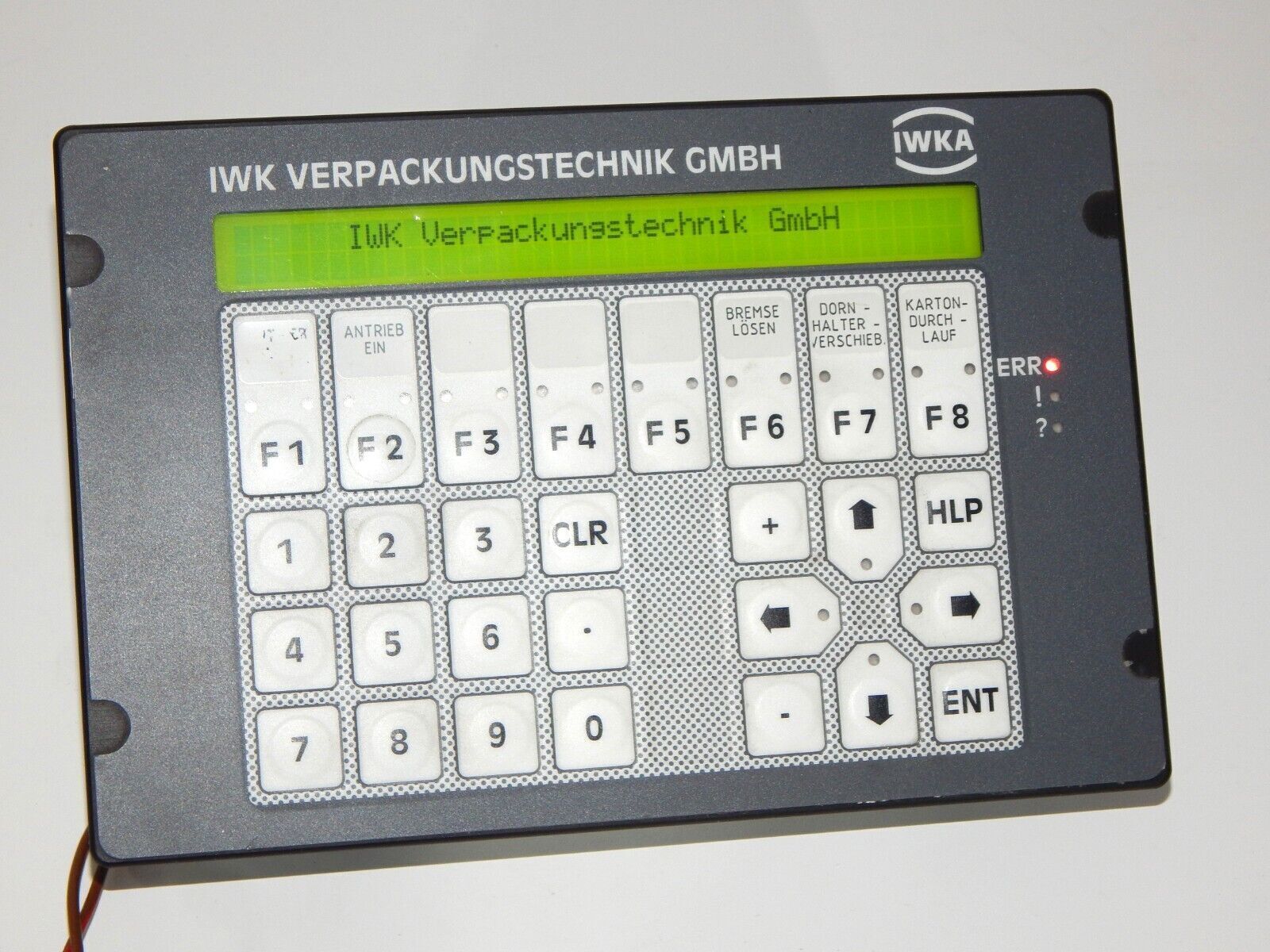 Used Control Panel Operator Console LAUER PCS Plus MPI PCS090.m PG 190.203.3 021098 - Reliable Enterprise Control System - LAEGER