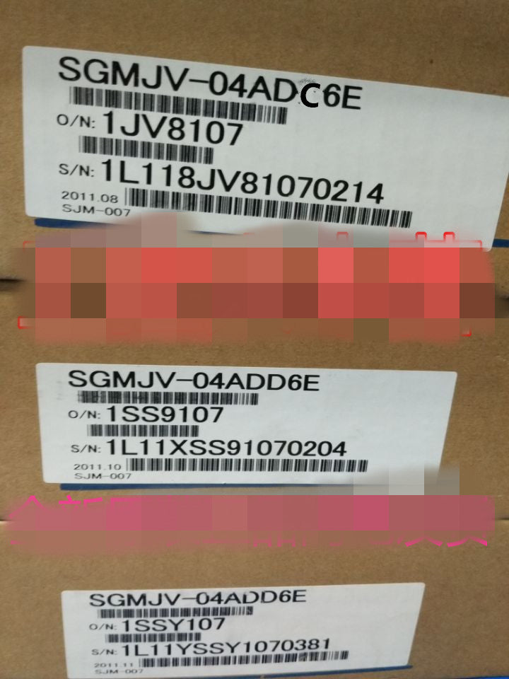 YASKAWA AC SERVO MOTOR SGMJV-04ADC6E SGMJV04ADC6E