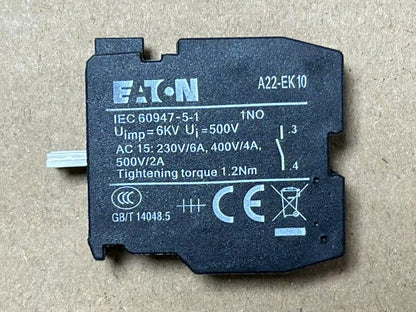 10pcs EATON MOELLER A22-EK10 button contacts