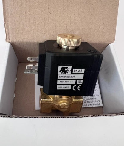 1PCS FIT FOR ACL E206BV25///521 solenoid valve E206BV25 521 DN2.5 DC24V