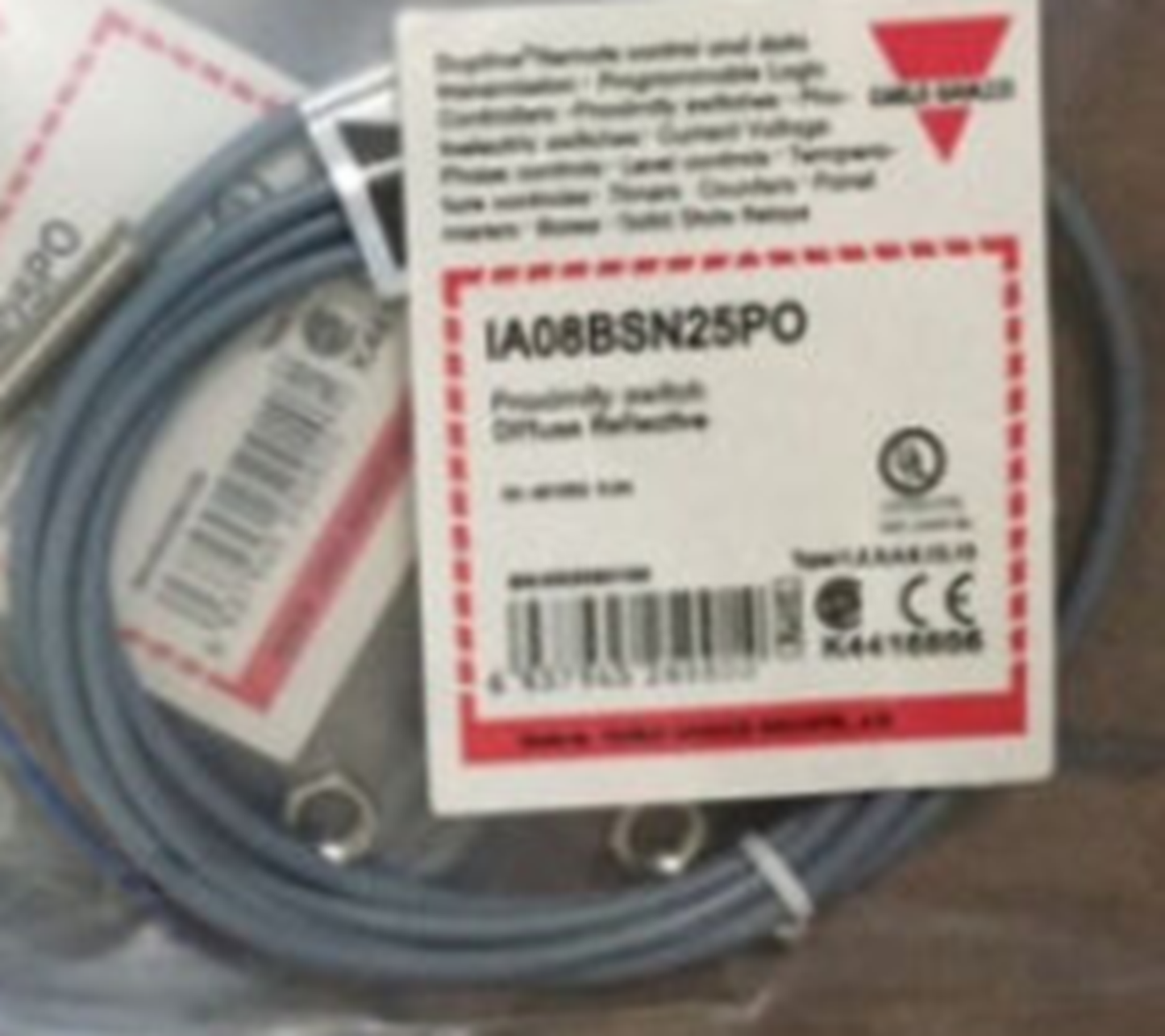 CARLO GAVAZZI IA08BSN25PO Proximity Switch - CARLO GAVAZZI