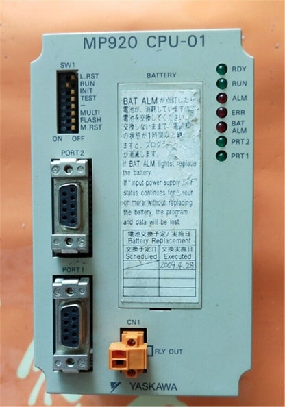 Used Yaskawa JEPMC-CP200 Controller MP920 CPU-01 In Stock - YASKAWA