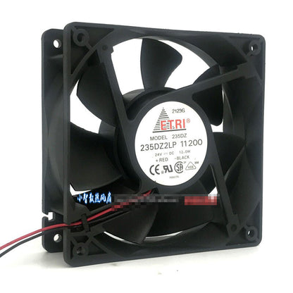 1pcs ETRI 235DZ2LP 11200 12038 12CM 24V 12.0W 2-wire inverter fan