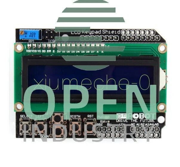 1602 LCD Board Keypad Shield Blue Backlight For Arduino Duemilanove Robot