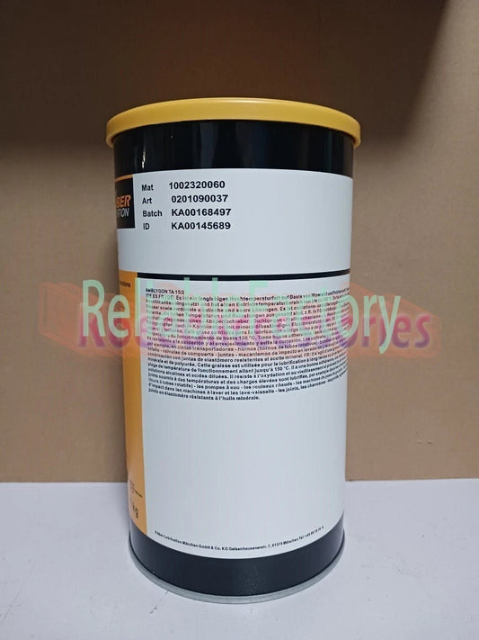 KLUBER Lubrication AMBLYGON TA 15/2 Grease 1Kg ( 2.2 LB ) free ship