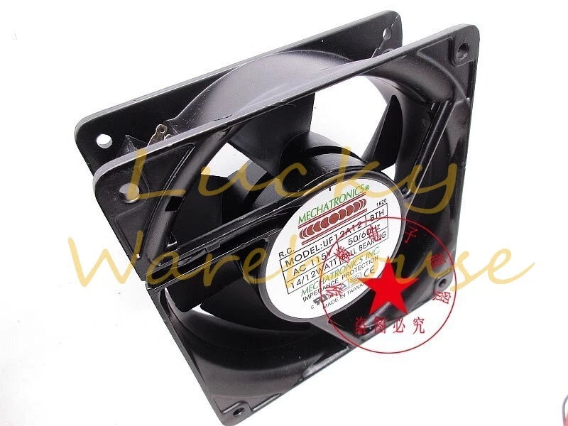 MECHATRONICS UF12A12 BTH AC115V 14/12W 12038 Aluminum Frame Cooling Fan