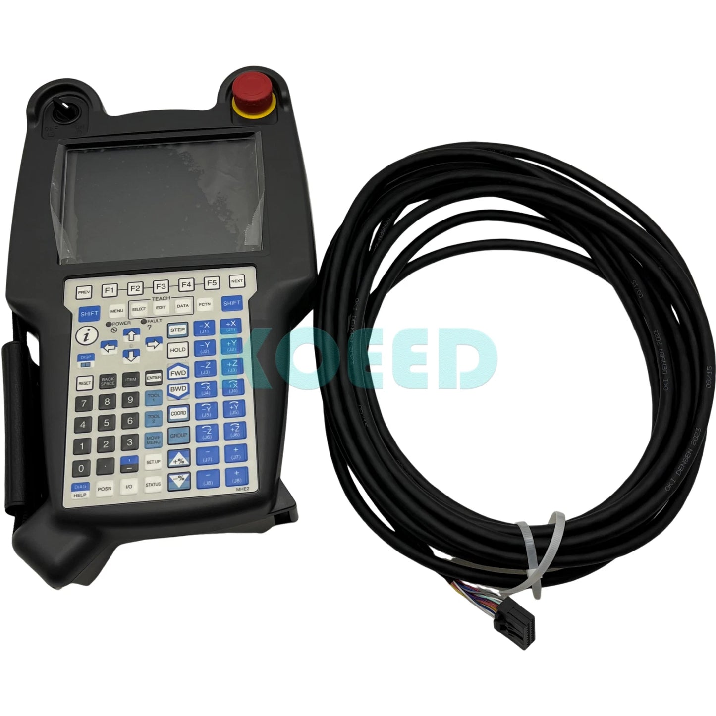 Refurbished A05B-2255-C105#EAW Teach pendant+ L=10.5MC cable For Fanuc robot