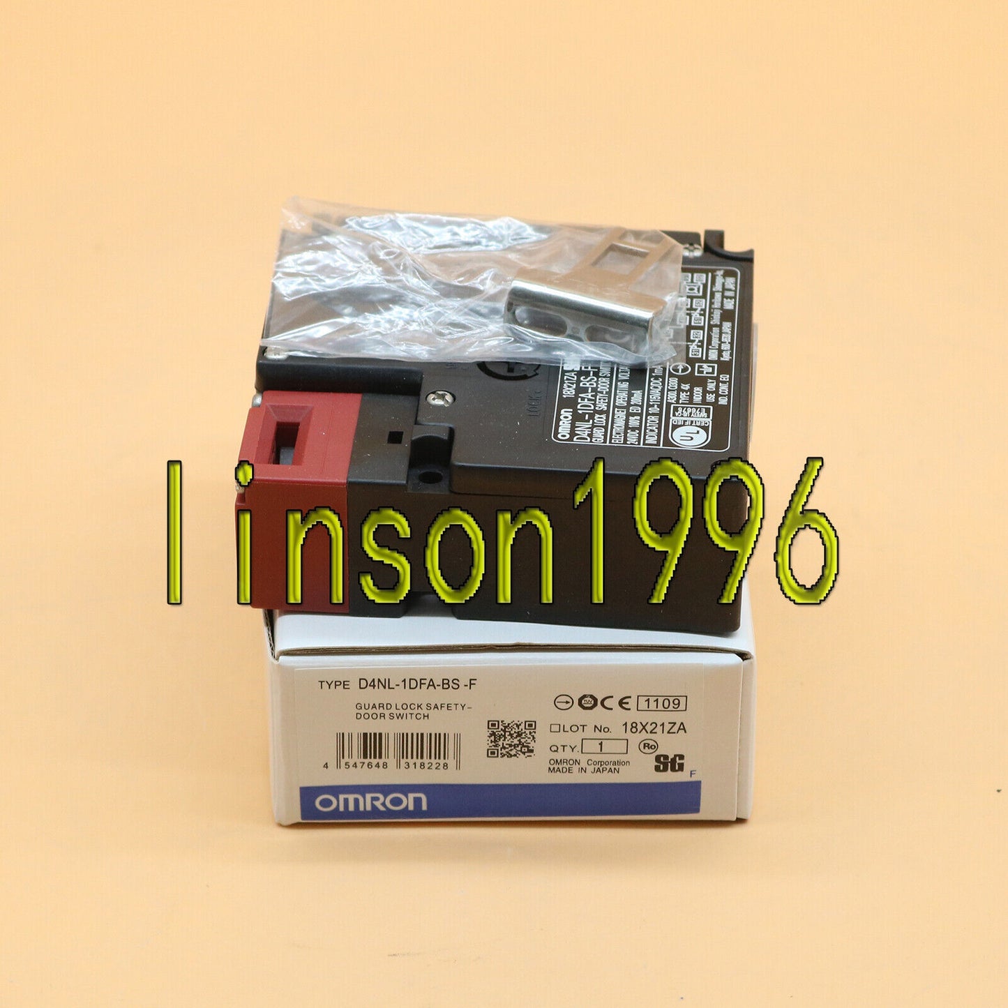 Omron Safety Door Switches D4NL-1DFA-BS-F - OMRON