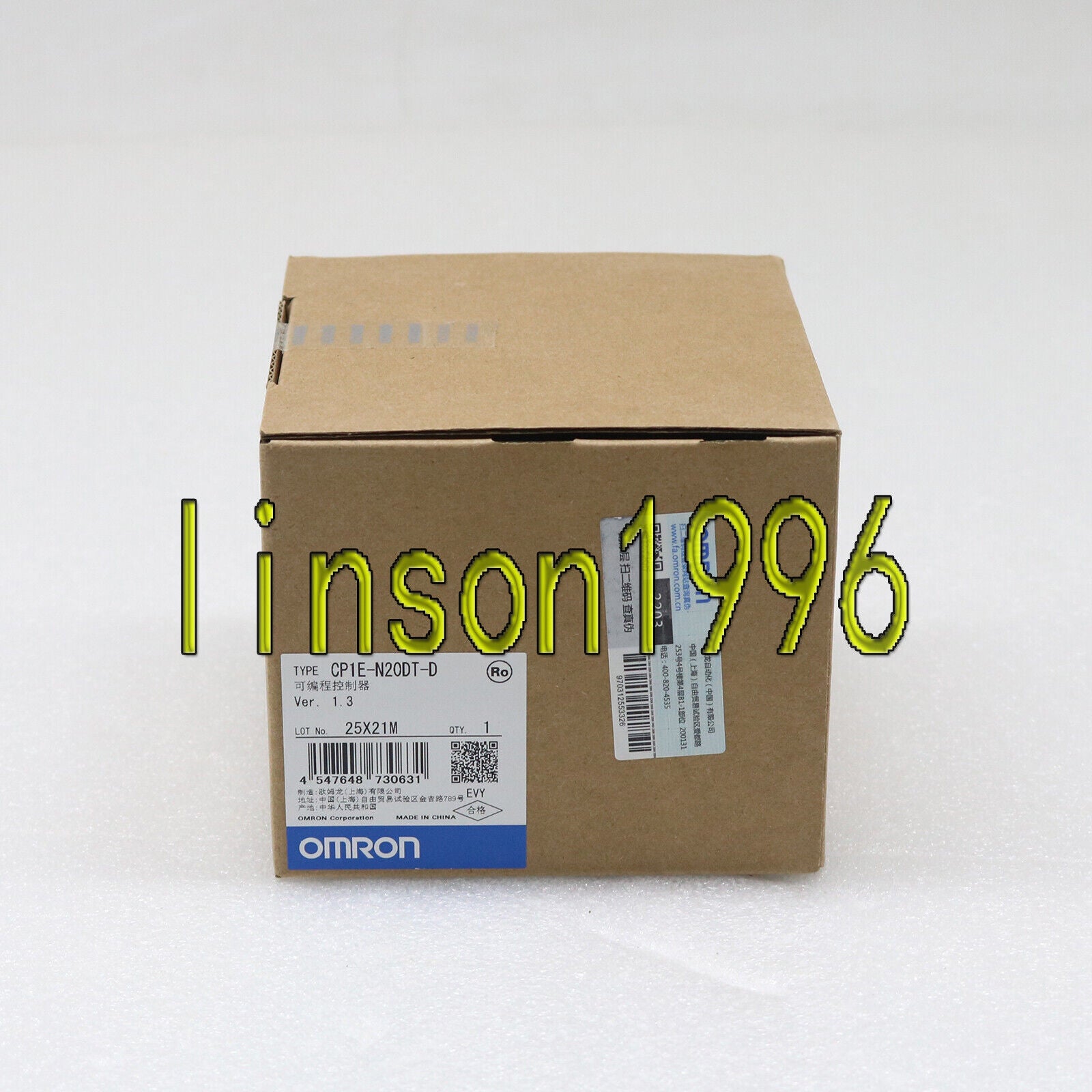 new  In Box Omron ONE PLC Module CP1E-N20DT-D CP1EN20DT-D Fast Delivery