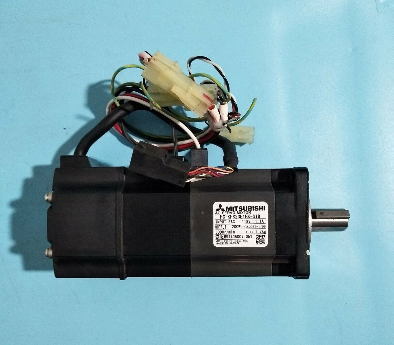 Mitsubishi HC-KFS23E1BK-S18 Servo Motor – Fully Tested - MITSUBISHI