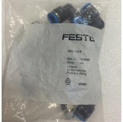 1bag/10pcs FESTO QSL-1/8-8 153048 Screw joint Fast Shipping