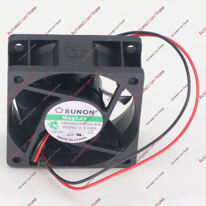 SUNON MB60252VX-000U-A99 DC24V 2.64W 2-Wire Axial Power Adapter - SUNON