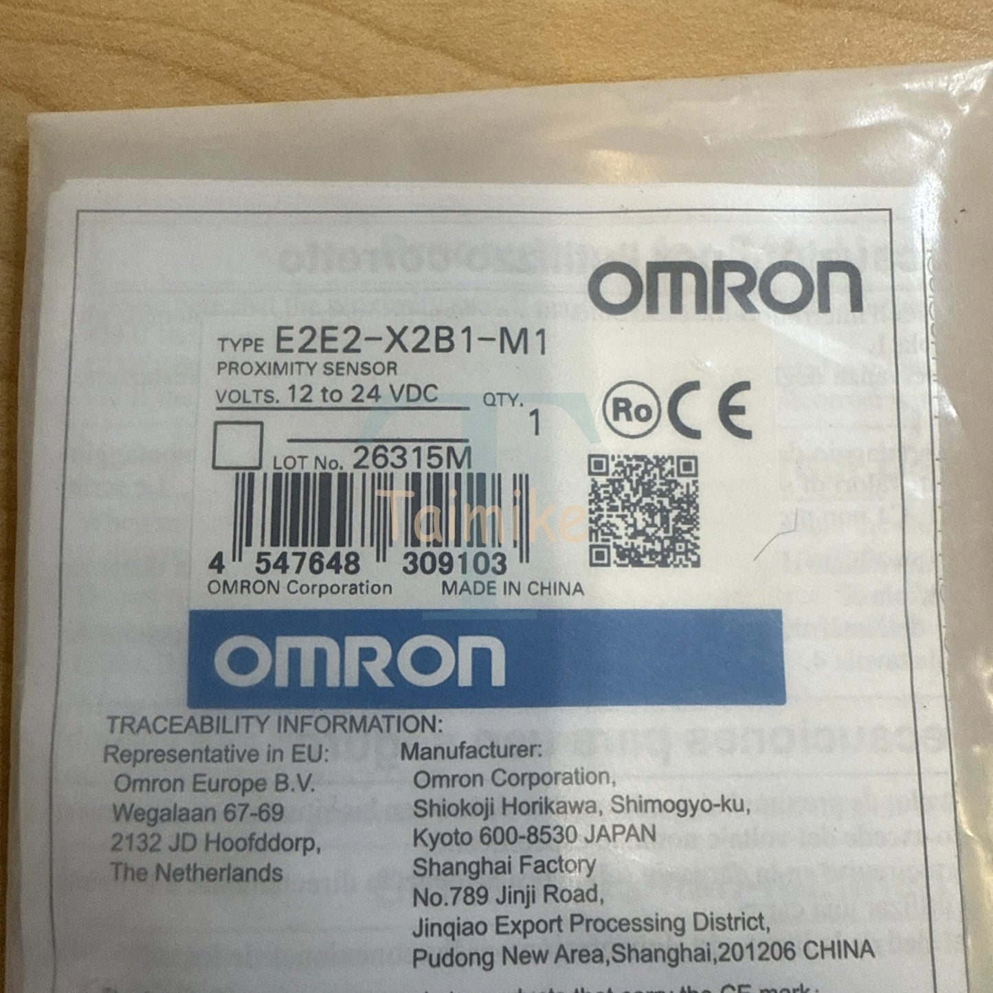 ! OMRON E2E2-X2B1-M1 Inductive Proximity Sensor 4547648309103