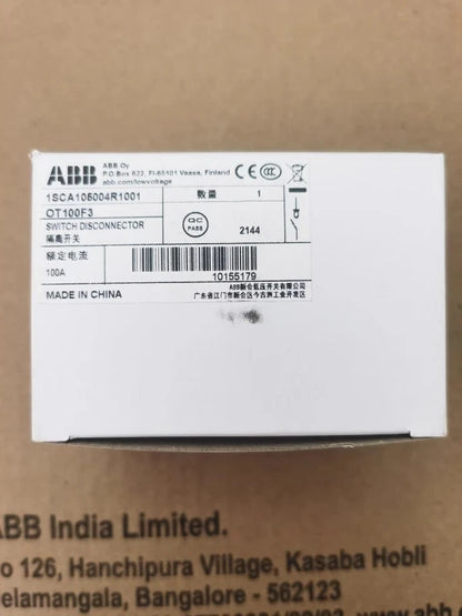 1PCS ABB Disconnect Switch OT100F3