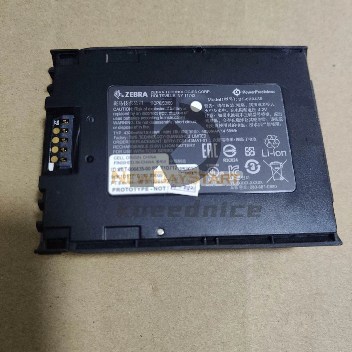 BTRY-TC51-43MA1-01 BT-000435-00 Battery 4300mAh 4.2V For TC5X SERIES