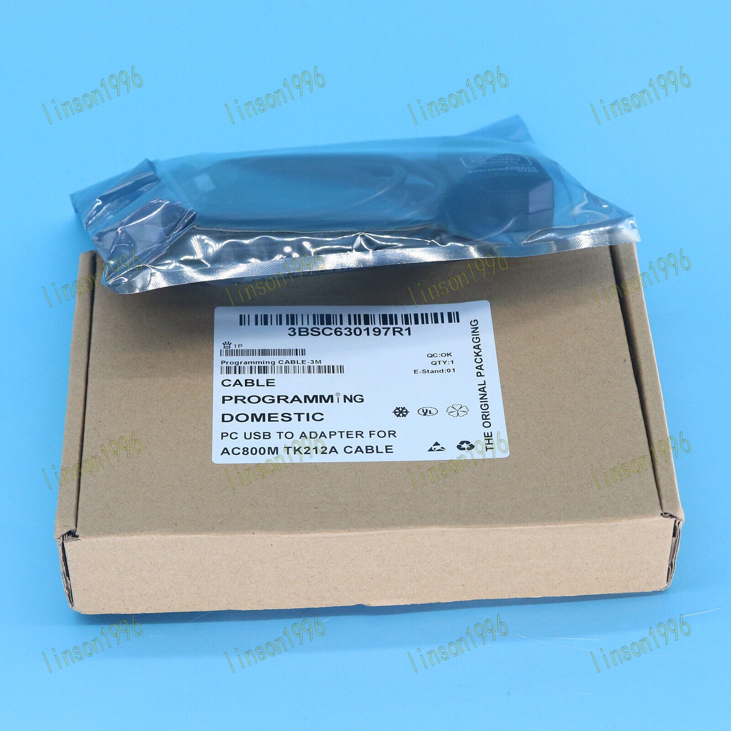 ABB PLC Programming Cable 3BSC630197R1 TK212A AC800M - ABB