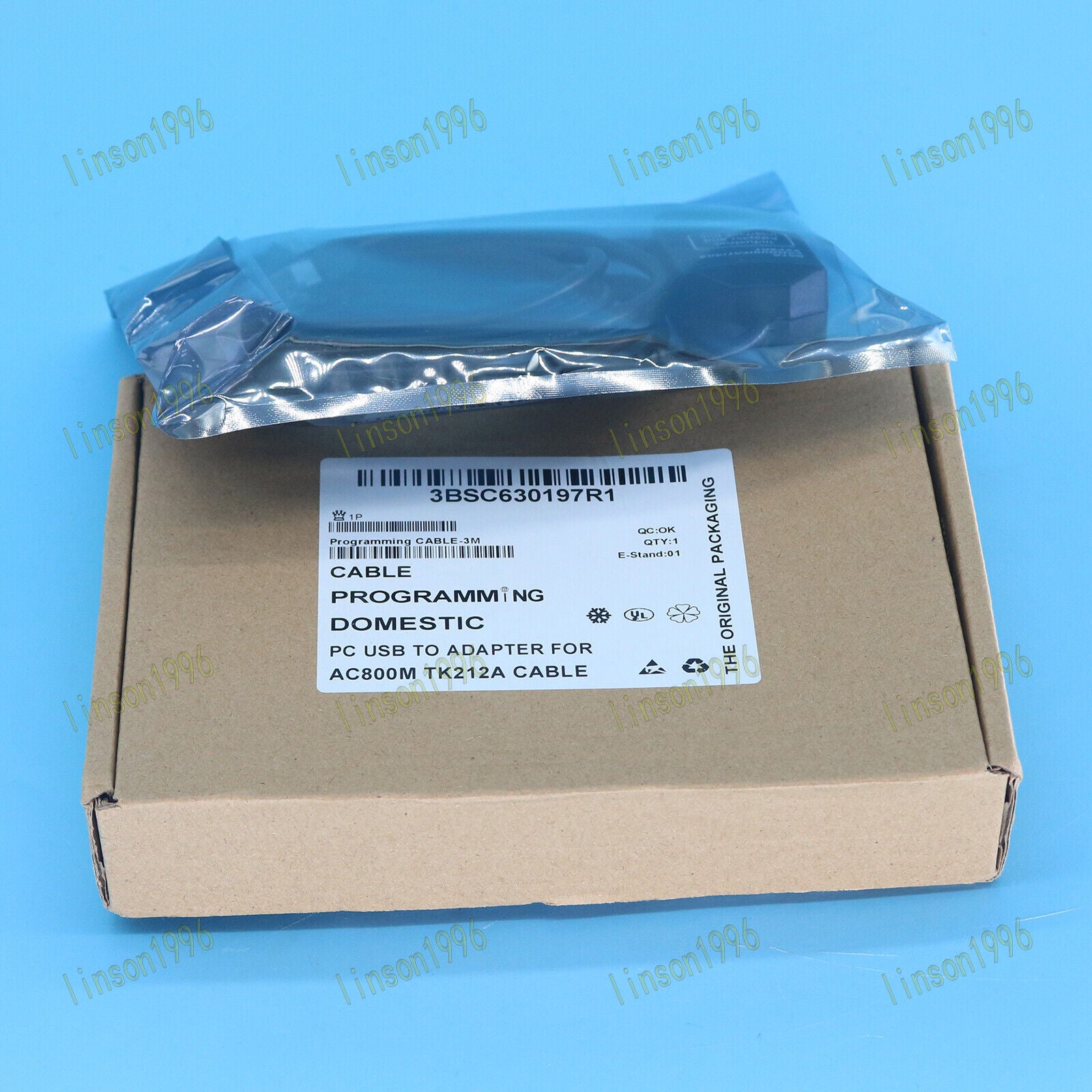 ABB PLC Programming Cable 3BSC630197R1 TK212A AC800M - ABB