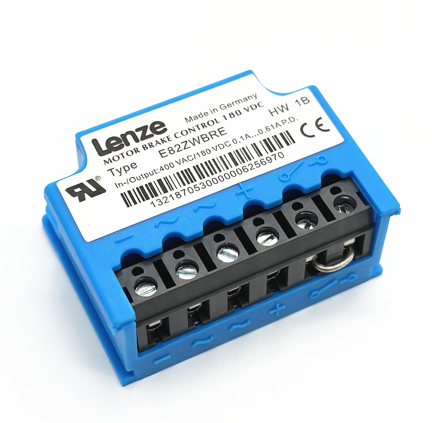 new E82ZWBRE Lenze MOTOR BRAKE CONTROL 180 VDC 400 VAC 0.61A