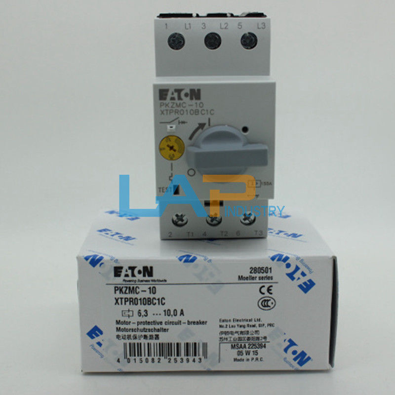 new  IN BOX For EATON MOELLER Protective Circuit Breaker PKZMC-10 6.3-10A