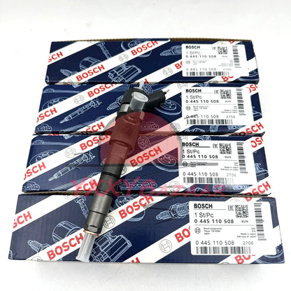 4X Diesel Fuel Injector For Bosch Yanmar Engine 129E01-53100 4TNV98CT 0445110508