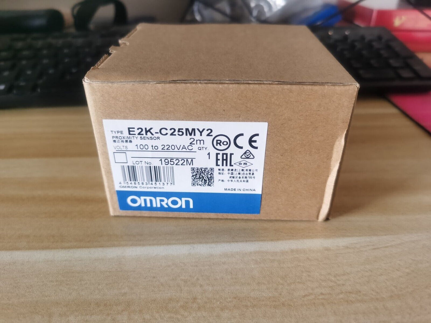 Omron E2K-C25MY2 E2KC25MY2 Proximity Switch In Box Free Shipping