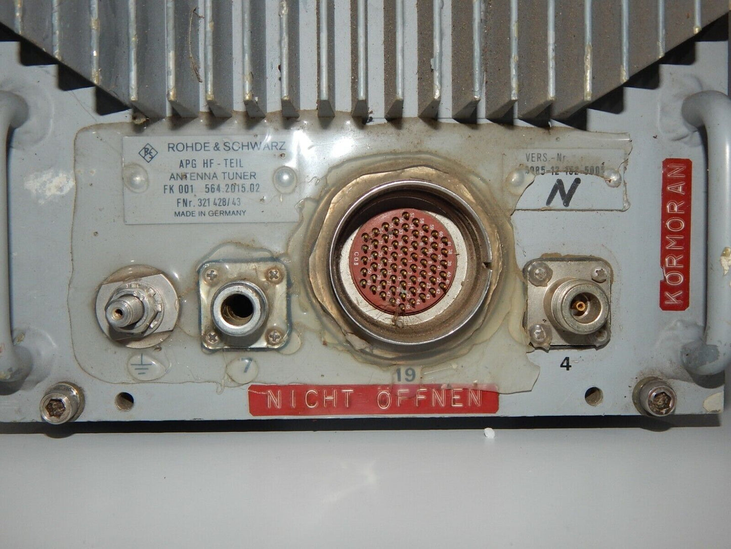 used Metal Box Housing Rohde & Schwarz APG HF part Antenna Tuner FK 001 564.2015.02 - ROHDE & SCHWARZ