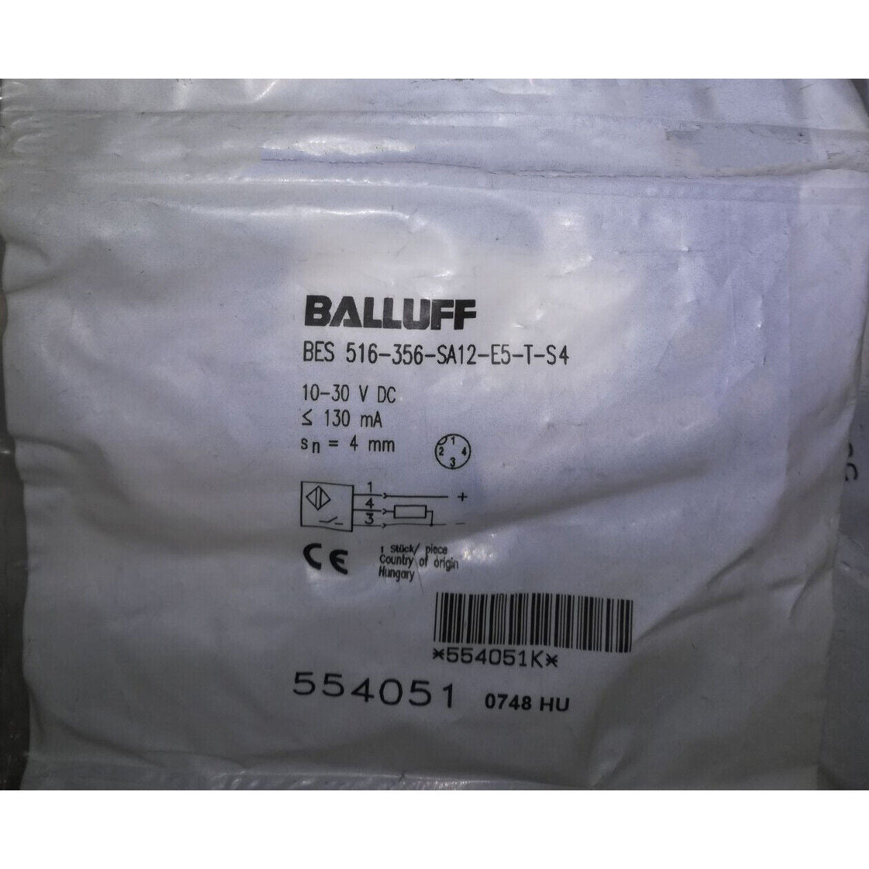 ONE BALLUFF BES 516-356 Proximity Switch - BALLUFF