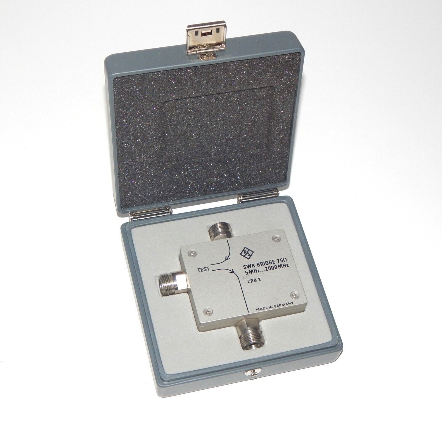Rohde & Schwarz ZRB 2 SWR BRIDGE measuring bridge 75 Ohm 5 MHz ... 2000 MHz - ROHDE & SCHWARZ