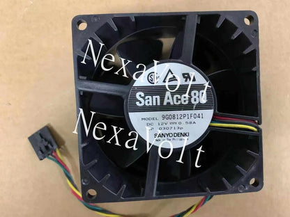 San Ace 80 Fan 9G0812P1F041 80x80x38mm 5-pin DC12V 0.58A 0M8041 M8041 YW713