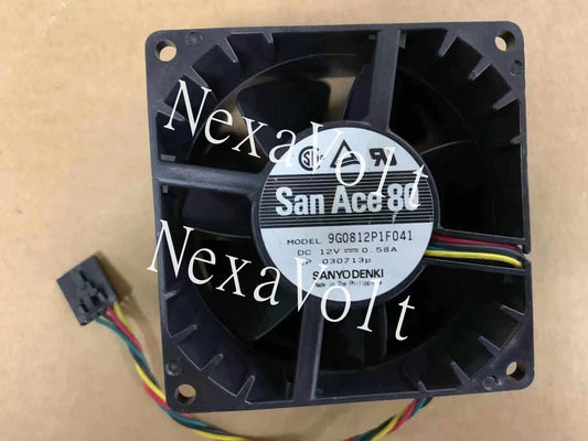 San Ace 80 Fan 9G0812P1F041 80x80x38mm 5-pin DC12V 0.58A 0M8041 M8041 YW713
