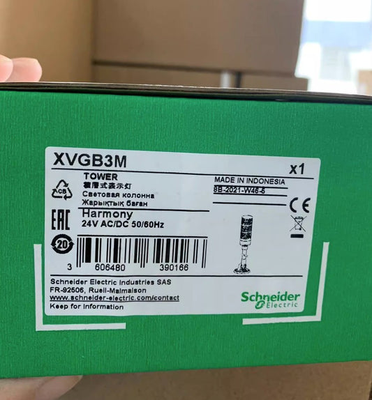 1PC  Schneider XVGB3M 3-layer light post 24V  , Free shipping
