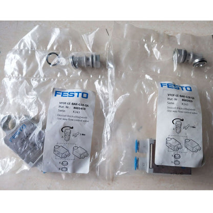 FESTO Throttle Valve VFOF-LE-BAH-G18-Q6 8001459 - FESTO