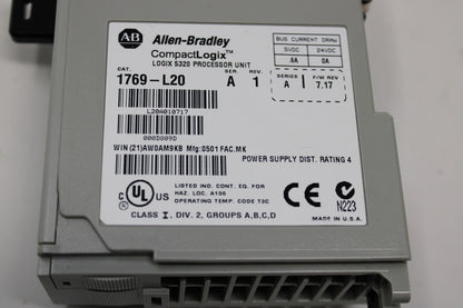 used Allen Bradley 1769-L20 Processor Unit - KOEED
