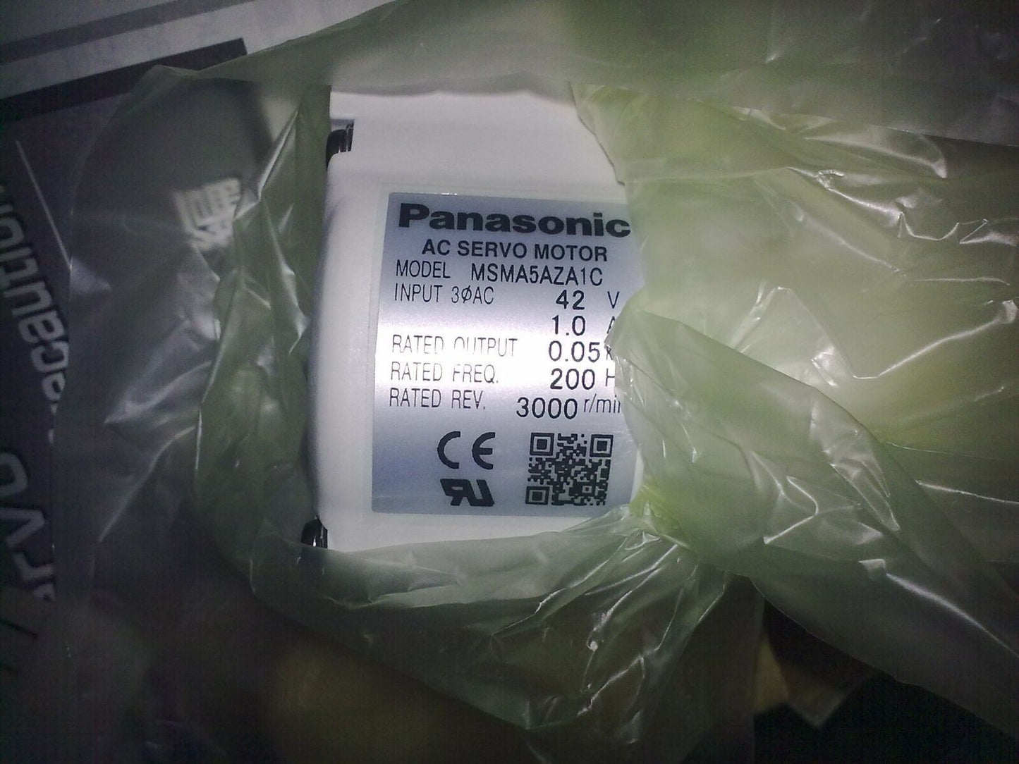 Panasonic MSMA5AZA1C Servo Motor 1-Year Warranty - PANASONIC